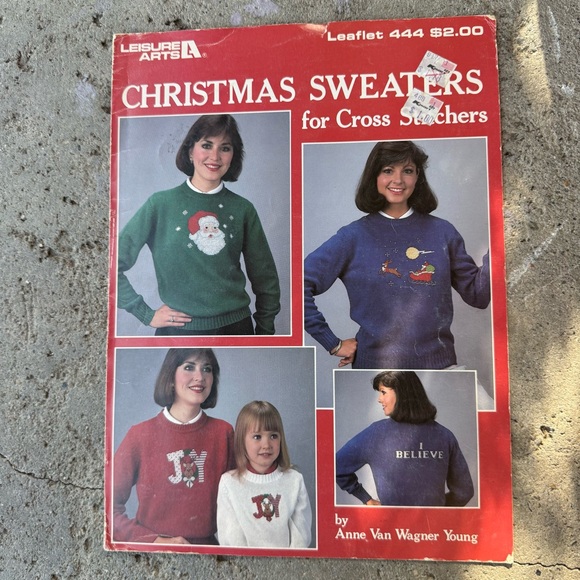 Leisure Arts Other - Leisure Arts Christmas‎ Sweaters Cross Stitch Leaflet